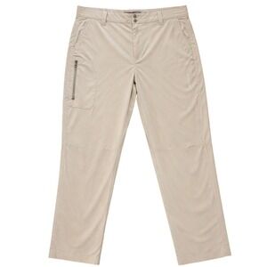 Merrell Mens Opti-Wick Hiking Pants Khaki Tan UPF 50+ Outdoor Size 36